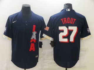 Los Angeles Angels 27# TROUT MLB Jersey 111876