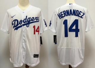 Los Angeles Dodgers 14# HERNANDEZ MLB Jersey 111883