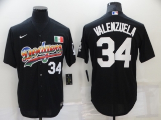 Los Angeles Dodgers 34# VALENZUELA MLB Jersey 111895