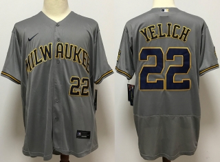 Milwaukee Brewers 22# YELICH MLB Jersey 111929