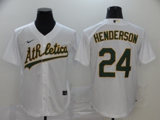 Oakland Athletics 24# HENDERSON MLB Jersey 111966