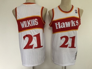 Atlanta Hawks 21# Wilkins Mitchell&Ness NBA Retro Jersey 112078