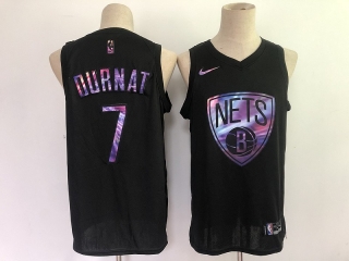 Brooklyn Nets Kevin Durant Black Iridescent Holographic Limited Edition NBA Jerseys 112160