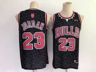 CHICAGO BULLS 23# JORDAN X BLACK PANTHER LIMTTED EDITION NBA JERSEYS 112239