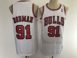 Chicago Bulls 91# Rodman Mitchell&Ness NBA Retro Jersey 112245