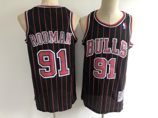 Chicago Bulls 91# Rodman Mitchell&Ness NBA Retro Jersey 112247