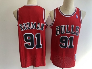 Chicago Bulls 91# Rodman Mitchell&Ness NBA Retro Jersey 112248