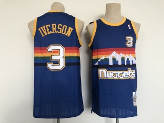 Denver Nuggets 3# Iverson Mitchell&Ness NBA Retro Jersey 112295