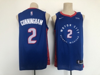 Detroit Pistons 2# Gunningham NBA Jerseys 112313