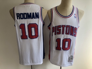 Detroit Pistons 10# Rodman Mitchell&Ness NBA Retro Jersey 112315