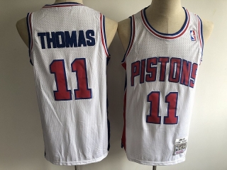 Detroit Pistons 11# Thomas Mitchell&Ness NBA Retro Jersey 112317