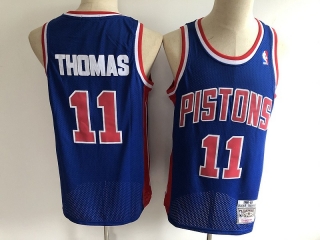 Detroit Pistons 11# Thomas Mitchell&Ness NBA Retro Jersey 112318