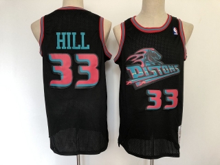 Detroit Pistons 33# Hill Mitchell&Ness NBA Retro Jersey 112324