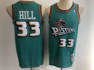 Detroit Pistons 33# Hill Mitchell&Ness NBA Retro Jersey 112325