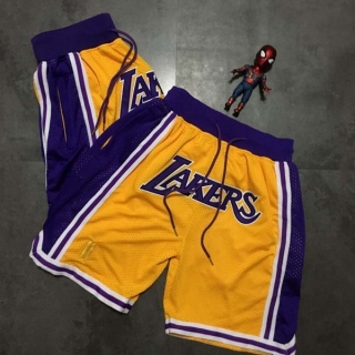 JUST DON Authentic Los Angeles Lakers NBA Retro Short 112402