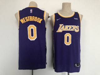 Los Angeles Lakers 0# Westbrook NBA Jerseys 112408