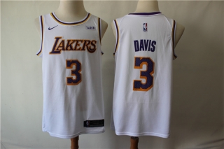 Los Angeles Lakers 3# Davis NBA Jerseys 112410