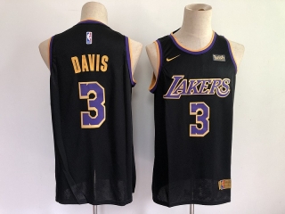 Los Angeles Lakers 3# Davis NBA Jerseys 112413