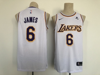 Los Angeles Lakers 6# James NBA Jerseys 112421