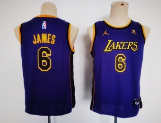 Los Angeles Lakers 6# James NBA Jerseys 112432