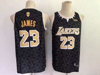 LOS ANGELES LAKERS 23# Lebron James-X BLACK PANTHER LIMITER NBA JERSEY 112480