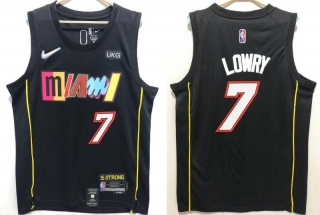 Miami Heat 7# Lowry NBA Jerseys 112566