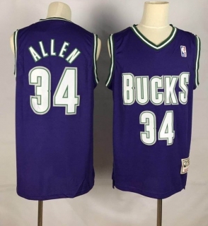 Milwaukee Bucks 34# Allen Mitchell&Ness NBA Retro Jersey 112600