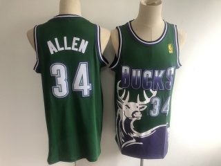 Milwaukee Bucks 34# Allen Mitchell&Ness NBA Retro Jersey 112601