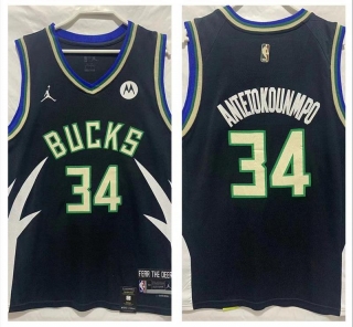 Milwaukee Bucks 34# Antetokounmpo NBA Jerseys 112618