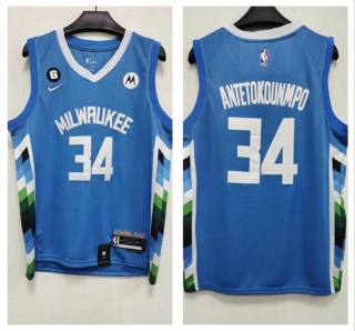 Milwaukee Bucks 34# Antetokounmpo NBA Jerseys 112619