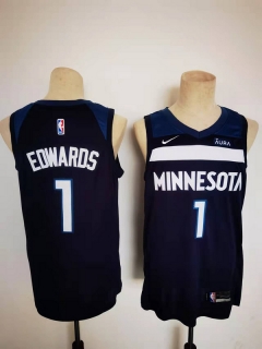 Minnesota Timberwolves 1# Edwards NBA Jerseys 112621