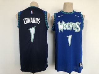 Minnesota Timberwolves 1# Edwards NBA Jerseys 112622