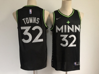 Minnesota Timberwolves 32# Towns NBA Jerseys 112627