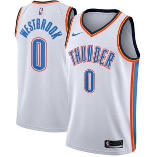 Oklahoma City Thunder 0# Westbrook NBA Jerseys 112655