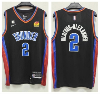 Oklahoma City Thunder 2# Gilgous-Alexander NBA Jerseys 112659