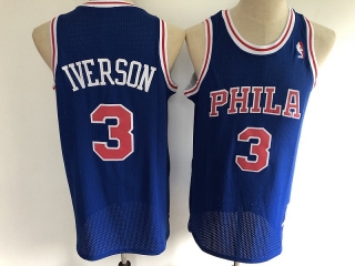 Philadelphia 76ers 3# Iverson Mitchell&Ness NBA Retro Jersey 112693