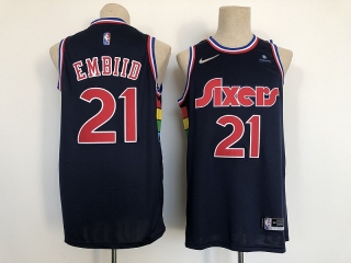 Philadelphia 76ers 21# Embiid NBA Jerseys 112712