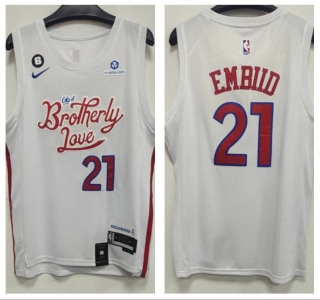 Philadelphia 76ers 21# Embiid NBA Jerseys 112714