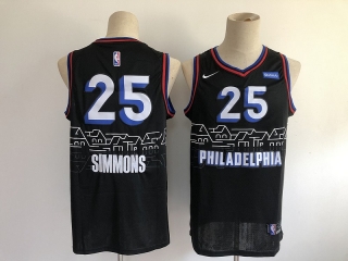 Philadelphia 76ers 25# Simmons NBA Jerseys 112717