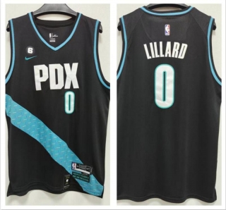 Portland Trail Blazers 0# Lillard NBA Jerseys 112762