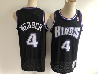 Sacramento Kings 4# Webber Mitchell&Ness NBA Retro Jersey 112763