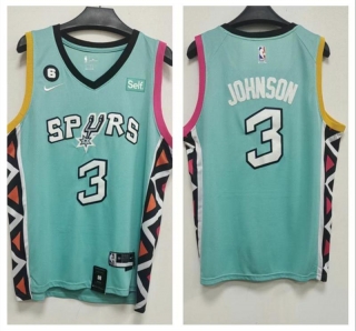 San Antonio Spurs 3# Johnson NBA Jerseys 112772