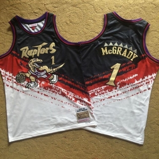 Mitchell & Ness Toronto Raptors 1# McGrady Independent Swingman NBA Densely Embroideried 112784