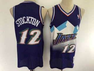 Utah Jazz 12# Stockton Mitchell&Ness NBA Retro Jersey 112821