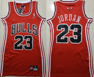 Chicago Bulls 23# Jordan Red NBA Womens Jersey 112860