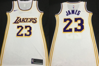 Los Angeles Lakers 23# James White NBA Womens Jersey 112863