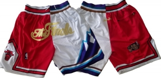 Chicago Bulls Utah Jazz 1997 NBA Finals Just Don 50-50 Basketball Shorts 112928