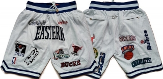 Eastern All-Stars Conference Basketball Shortss Mens White Stitched 112947