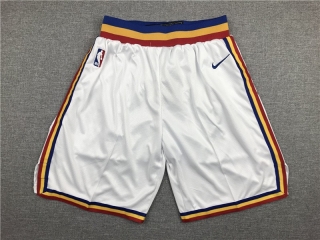 New Golden State Warriors NBA Mens Shorts White City Edition 113049