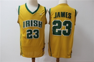 High School Irish 23# LeBron James Basketball Jerseys 113141